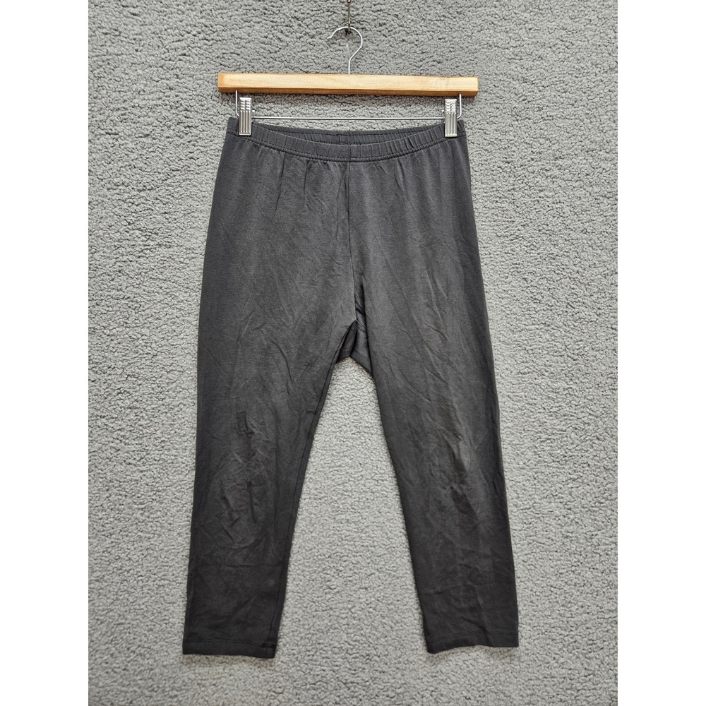 J. Jill Pima Capri Leggings Small Petite Gray Cotton Stretch Casual Athleisure